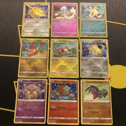 9 Radiant Pokemon Card Lot Alakazam, Jirachi, Eternatus, Gardevoir, Steelix MINT - Image 1