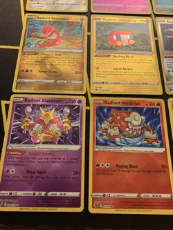 9 Radiant Pokemon Card Lot Alakazam, Jirachi, Eternatus, Gardevoir, Steelix MINT - Image 4