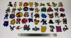 48x Pokemon Sticker Rare Vintage Vending Machine Holo Art Nostalgia Collection - Image 1