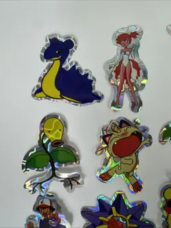 48x Pokemon Sticker Rare Vintage Vending Machine Holo Art Nostalgia Collection - Image 3
