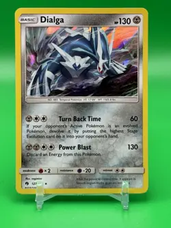 Dialga (Holo Rare) SM - Lost Thunder 127/214 NM Pokemon Free Shipping H7 - Image 1
