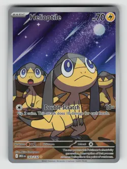 Pokemon - Helioptile - 143/132 ME01: Mega Evolution - Illustration Rare - NM - Image 1