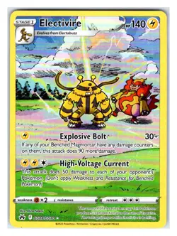 Pokemon TCG - Electivire - Crown Zenith: Galarian Gallery GG08/GG70 Ultra Rare H - Image 1