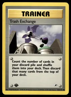 Trash Exchange 126/132 1st Edition Gym Heroes Pokemon - Image 1