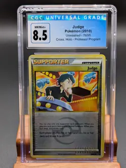 2010 Pokemon Unleashed Judge Reverse Holo #78 CGC 8.5 Professor Program - Image 1