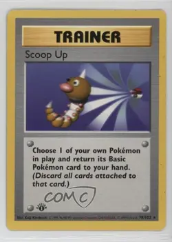 Scoop Up Shadowless 1st Ed. Pokemon Base Set #78 1999 - Image 1