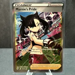 Marnie's Pride 171/172 Full Art Ultra Rare Brilliant Stars Pokemon TCG NM - Image 1