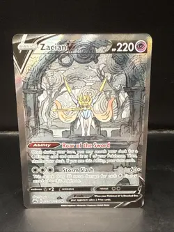 Pokemon TCG Crown Zenith: Galarian Gallery Zacian v GG48/GG70 - Image 1