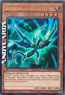VIVERNA D'ASSALTO • (Assault Wyvern) • Ultra R • MVP1 IT003 • 1Ed • YUGIOH! - Image 1