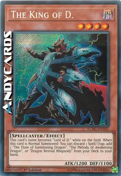 THE KING OF D. (Regale Signore Di D.) • Segreta • LCKC EN107 • YUGIOH! ANDYCARDS - Image 1