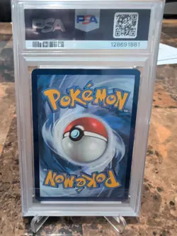 Team Rocket's Meowth 203/182 Sv10: Destined Rivals Holo PSA 9 - Image 2