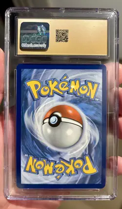 CGC PRISTINE 10 Team Rocket's Meowth 203/182 IR Destined Rivals DRI Pokemon Card - Image 2