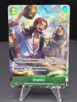 Shanks (Alternate Alt Art) OP14-027 R THE AZURE SEA'S SEVEN English - Image 1