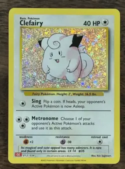 ✨ Clefairy 013/034 CLC ✨ Pokemon TCG Classic Collection - NM Pack Fresh Holo - Image 1