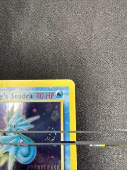 Pokemon TCG Misty's Seadra 009/132 Gym Heroes Holo With Swirl NM- LP - Image 4