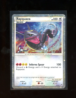 2011 Pokemon Call of Legends SHINY Rayquaza Holo Foil Rare SL10 - Image 1