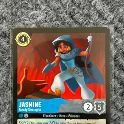 Disney Lorcana - Reign of Jafar - Jasmine Steady Strategist - 171/204 Super Rare - Image 3