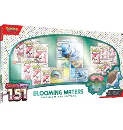 Pokemon TCG Scarlet and Violet 151 Blooming Waters Premium Collection Sealed - Image 1