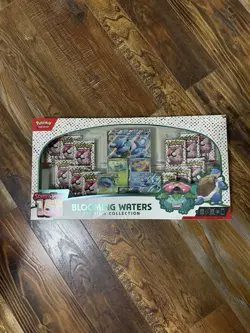 Pokemon Scarlet and Violet 151 Blooming Waters Premium Collection Box (SEALED) - Image 1