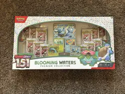 Pokemon Scarlet and Violet 151 Blooming Waters Premium Collection Box (SEALED) - Image 1