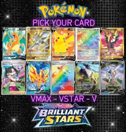 2022 Pokemon Brilliant Stars Complete Your Set/Pick Card *Main Set* V VSTAR VMAX - Image 1
