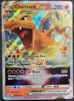 Charizard VSTAR 18/172 Brilliant Stars Ultra Rare Holo Pokemon Tcg - Image 1