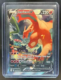 2022 Pokemon SWSH Brilliant Stars Charizard V #154/172 - Image 1