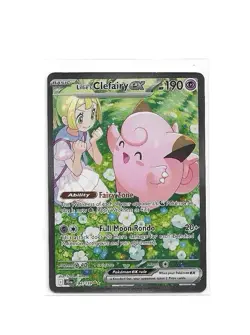 Pokemon TCG Lillie's Clefairy EX Journey Together Sir Card 184/159 NM Condition - Image 1