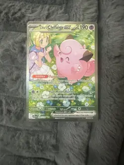 Pokemon TCG Lillie's Clefairy EX Journey Together Sir Card 184/159 NM Condition - Image 3