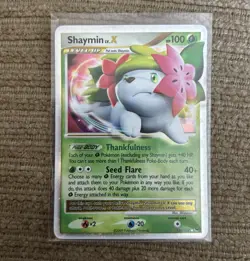Shaymin LV X 126/127 Platinum Pokemon Card TCG Level X Rare LP - Image 1