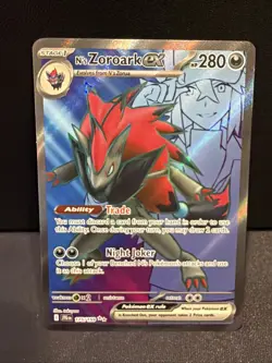 Pokemon TCG N's Zoroark EX Holo Ultra Rare Card 175/159 Journey Together NM - Image 1
