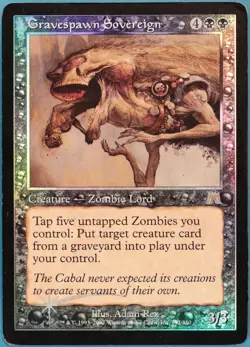 Gravespawn Sovereign FOIL Onslaught HEAVILY PLD Rare CARD (268968) ABUGames - Image 1