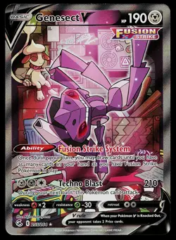 Pokemon Card - Genesect V Fusion Strike 255/264 Alternate Full Art - Image 1