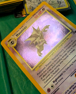 Haunter - 6/62 - Pokemon Fossil Unlimited Holo Rare Card WOTC NM/LP Card - Image 3