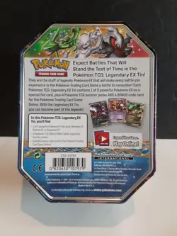 POKEMON TRADING CARD TIN EMPTY TIN EXCELLENT CONDITION - Image 2