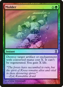 Molder FOIL Time Spiral PLD Green Common MAGIC THE GATHERING CARD ABUGames - Image 1