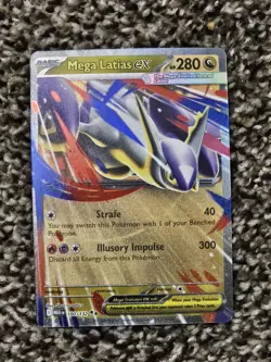 Mega Latias ex 100/132 Mega Evolutions Pokemon Card TCG NM Full Art - Image 1