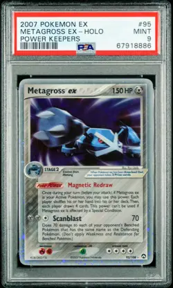 Metagross EX Power Keepers Holo Card 2007 PSA 9 VERY CLEAN - Image 1
