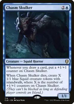 MTG Commander Legends: Battle for Baldur's Gate CLB Chasm Skulker MINT - Image 1
