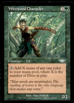 MTG Wirewood Channeler LP Light Play Legions [2106] - Image 1