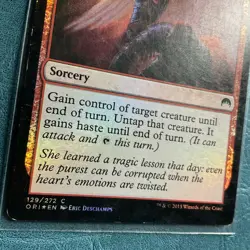 Act of Treason Magic Origins 129/272 Common Foil MP MTG - Image 3