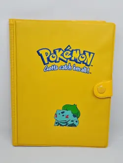 Vintage Pokemon Gotta Catch 'Em All! Bulbasaur Pokemon Card Binder Holder Case - Image 1