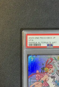 PSA 10 Uta EB03-061 Manga Alt Art Comic Parallel ONE PIECE Card Heroines edition - Image 3