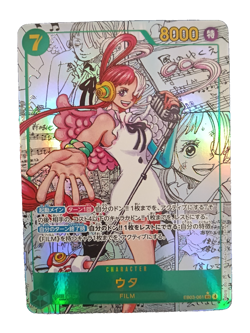 Uta EB03-061 Manga Alt Art Comic Parallel ONE PIECE Card Heroines edition 2025 - Image 1