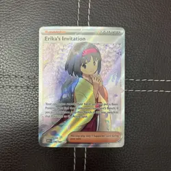 Pokemon TCG - Erika's Invitation - 196/165 Scarlet & Violet: 151 - NM Ultra Rare - Image 1