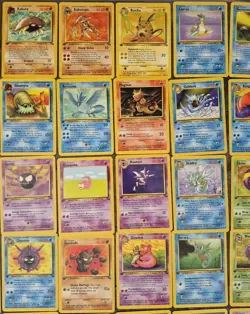 Pokemon 1999 1st Edition Fossil Near Complete Non Holo Set 16-62 HIGH GRADE NP - Image 3