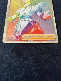 Volo 211/196 Pokemon TCG Sword & Shield Lost Origin Rainbow Secret Rare NM - Image 2