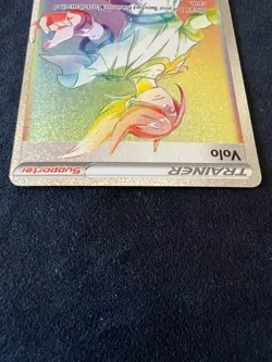 Volo 211/196 Pokemon TCG Sword & Shield Lost Origin Rainbow Secret Rare NM - Image 4