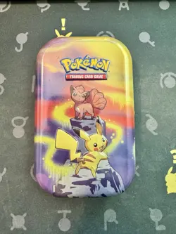 Pokemon - EMPTY - Mini Tin - Kanto Power - Pikachu & Vulpix - Image 1