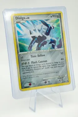 Dialga Holo Pokemon Diamond & Pearl Base Set #1 2007 Moderate Play See Photos - Image 4